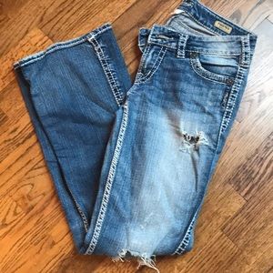 Silver Jeans - twisted bootcut - size 27/31